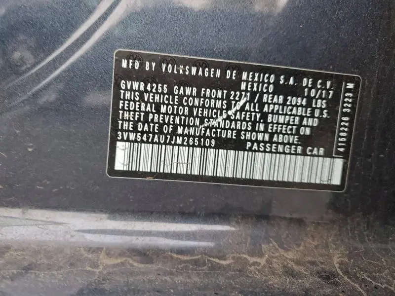 2018 VOLKSWAGEN GTI S  