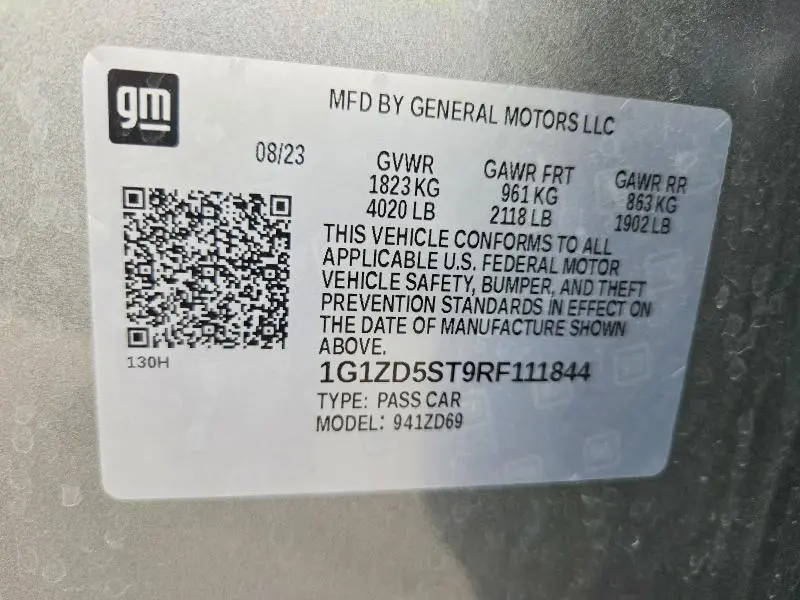 2024 CHEVROLET MALIBU LT  