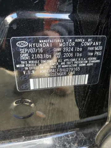 2017 HYUNDAI ELANTRA SE  