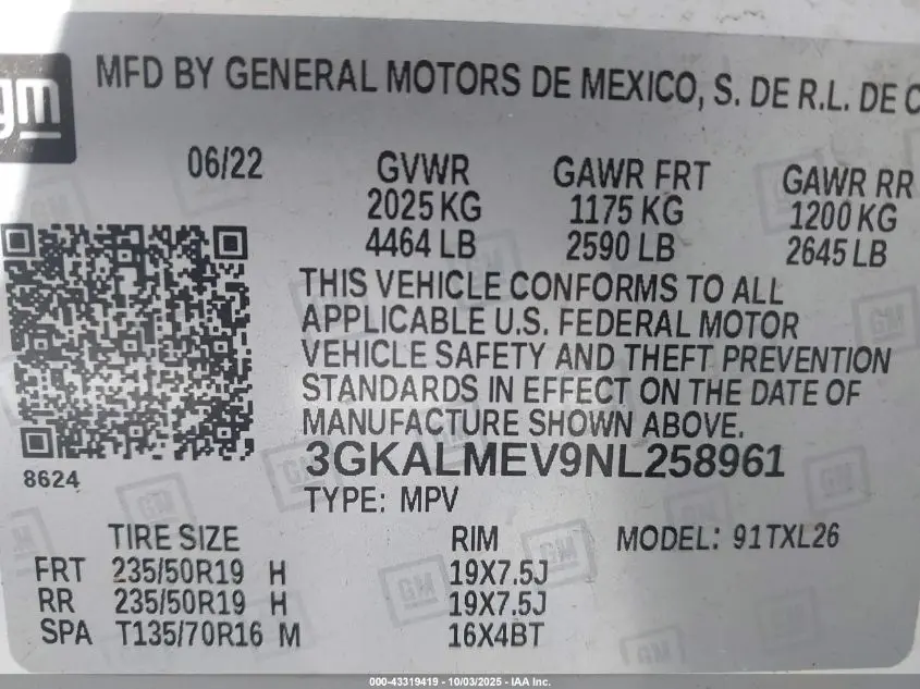 2022 GMC TERRAIN FWD SLE