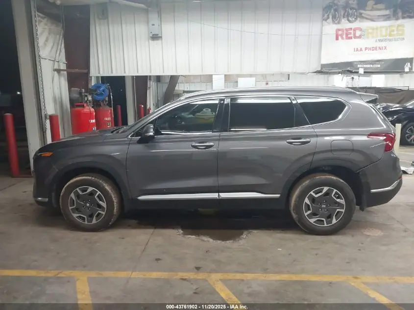 2021 HYUNDAI SANTA FE HYBRID BLUE