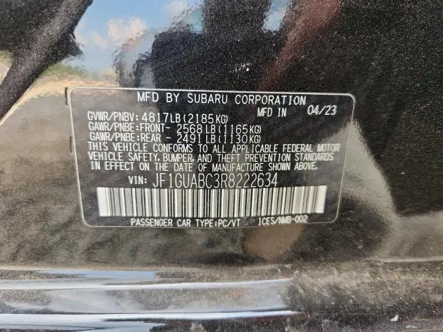 2024 SUBARU IMPREZA   