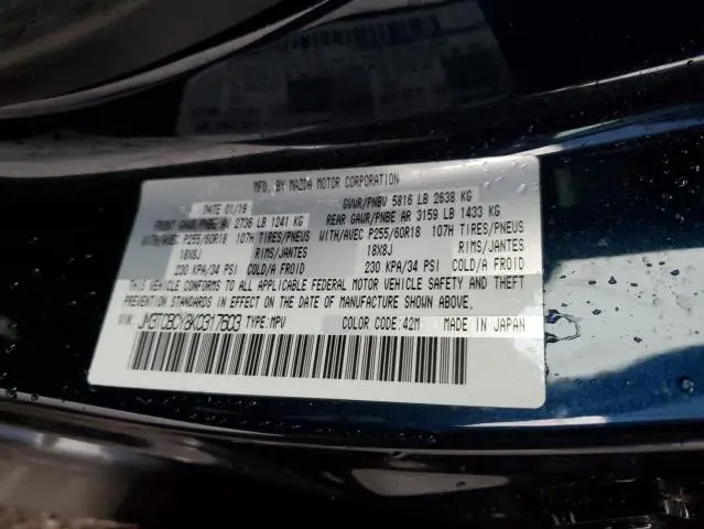 2019 MAZDA CX-9 TOURING  