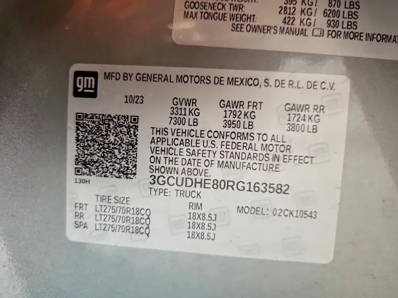 2024 CHEVROLET SILVERADO K1500 ZR2  