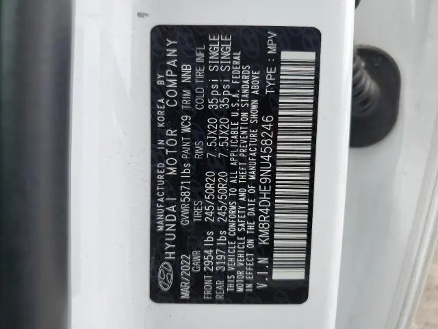 2022 HYUNDAI PALISADE SEL  