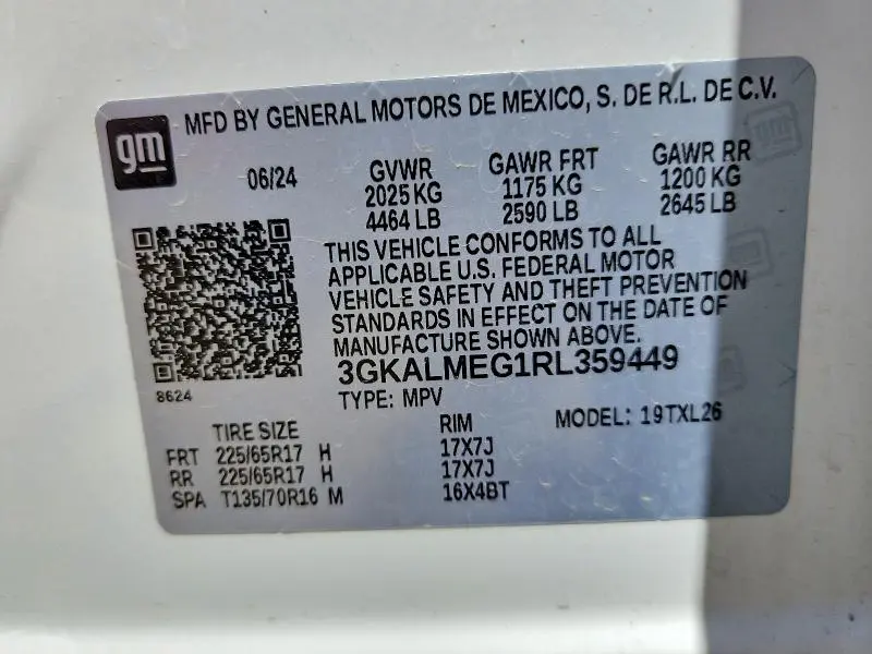 2024 GMC TERRAIN SLE  
