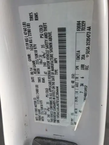 2014 FORD ESCAPE TITANIUM  