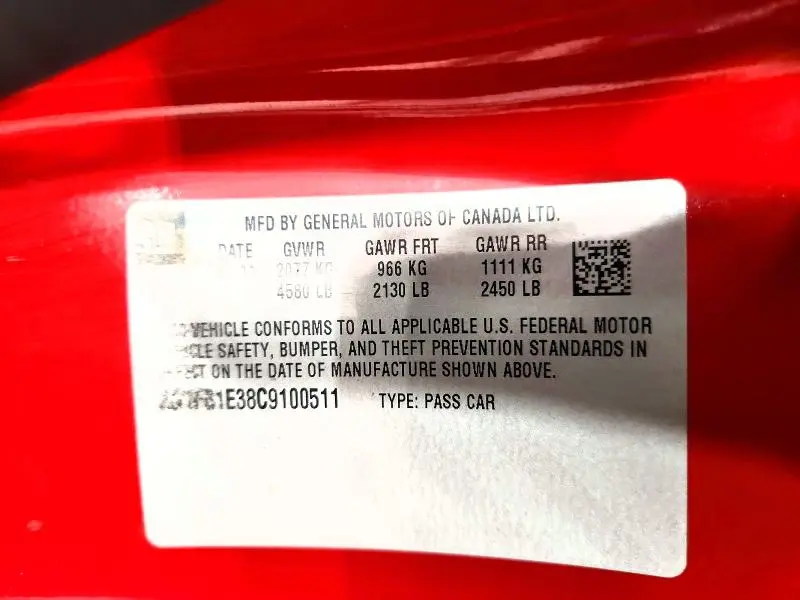2012 CHEVROLET CAMARO LT  