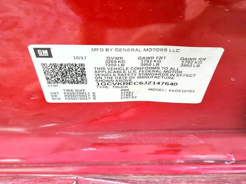 2018 CHEVROLET SILVERADO K1500 LT  