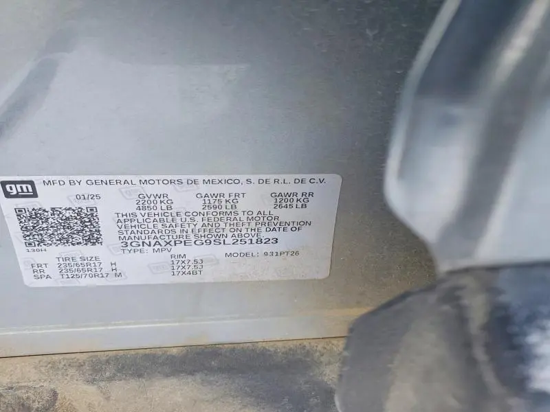 2025 CHEVROLET EQUINOX LT  