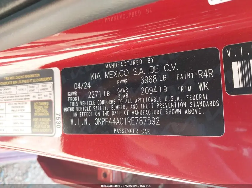 2024 KIA FORTE GT