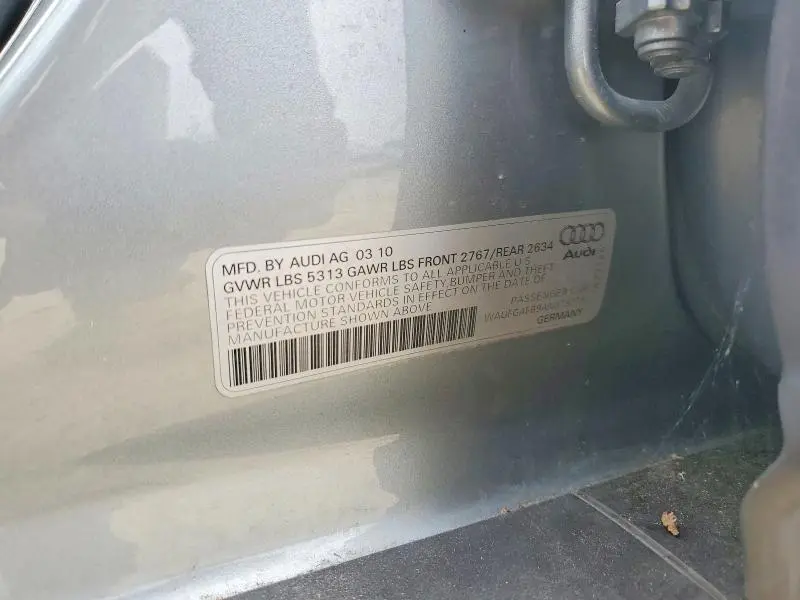 2010 AUDI A6 PREMIUM PLUS  