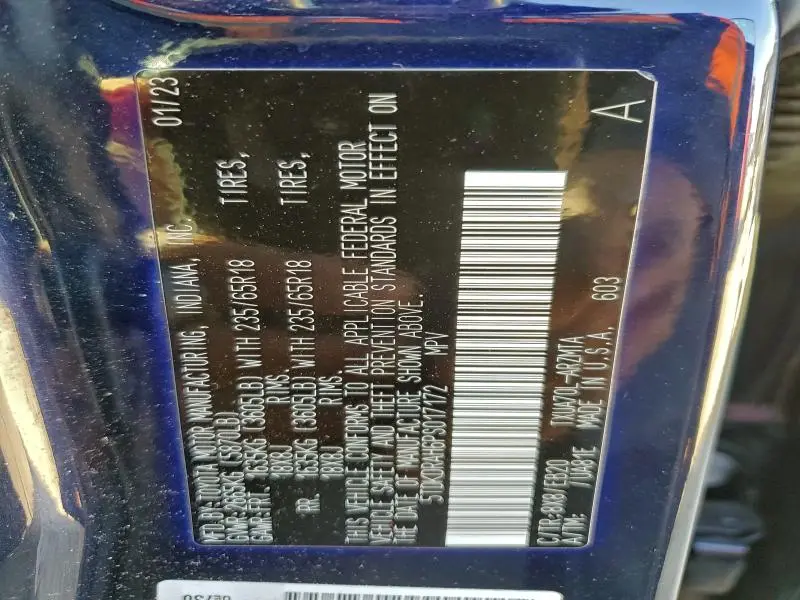 2023 TOYOTA HIGHLANDER L  