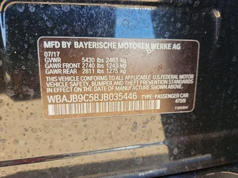 2018 BMW M550XI   