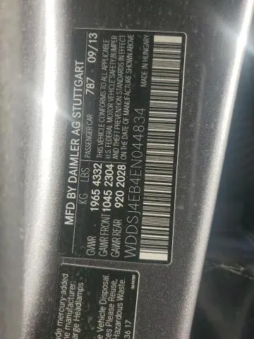 2014 MERCEDES-BENZ CLA 250  