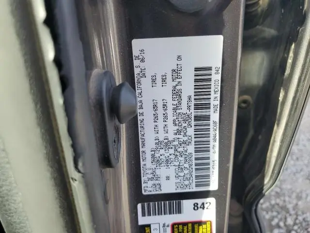 2016 TOYOTA TACOMA DOUBLE CAB  