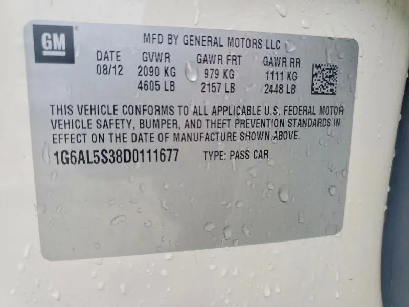 2013 CADILLAC ATS PREMIUM  