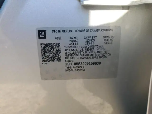 2018 CHEVROLET IMPALA LT  