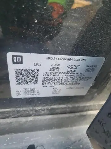 2024 CHEVROLET TRAX 1LT  