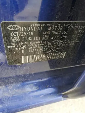 2019 HYUNDAI ELANTRA GT 