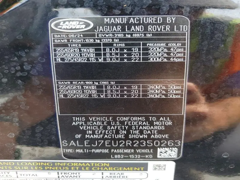 2024 LAND ROVER DEFENDER 110 S  