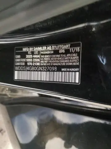 2016 MERCEDES-BENZ CLA 250 4MATIC  