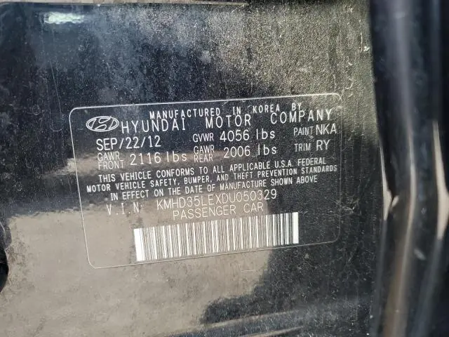 2013 HYUNDAI ELANTRA GT   