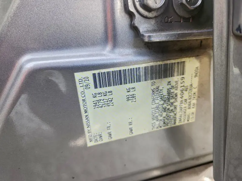 2011 NISSAN ALTIMA BASE  