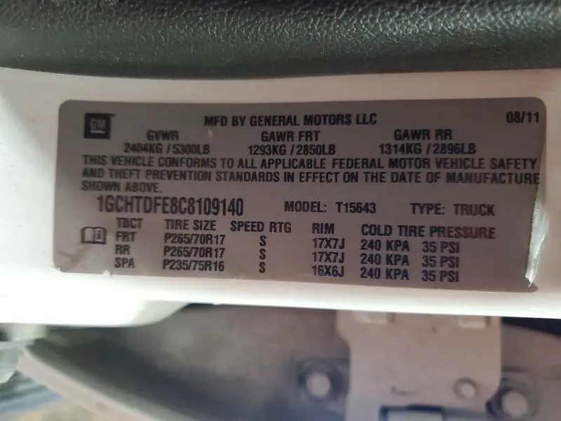 2012 CHEVROLET COLORADO LT  