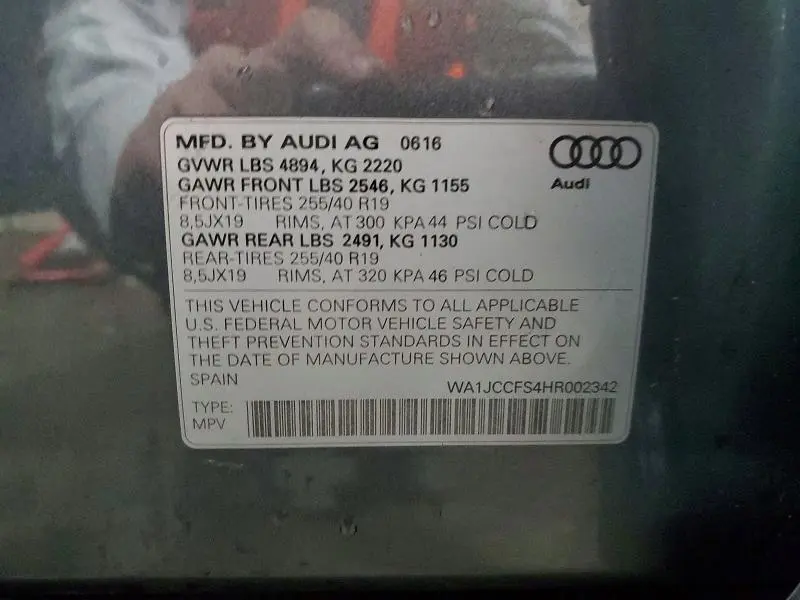 2017 AUDI Q3 PREMIUM PLUS  