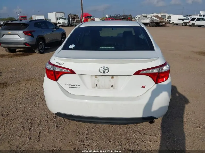 2016 TOYOTA COROLLA S W/SPECIAL EDITION PKG