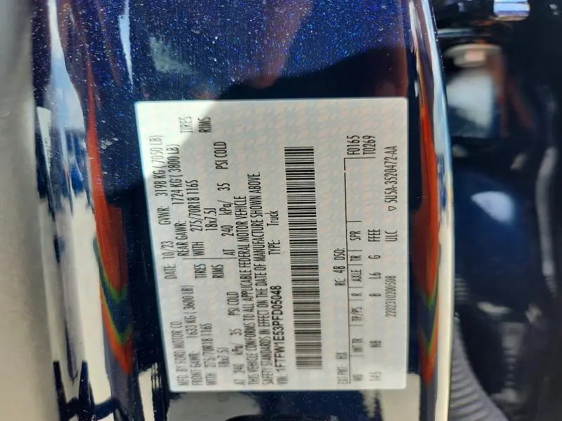 2023 FORD F150 SUPERCREW  