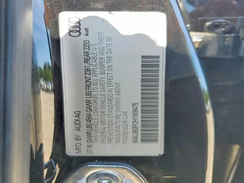 2017 AUDI A3 PREMIUM PLUS  