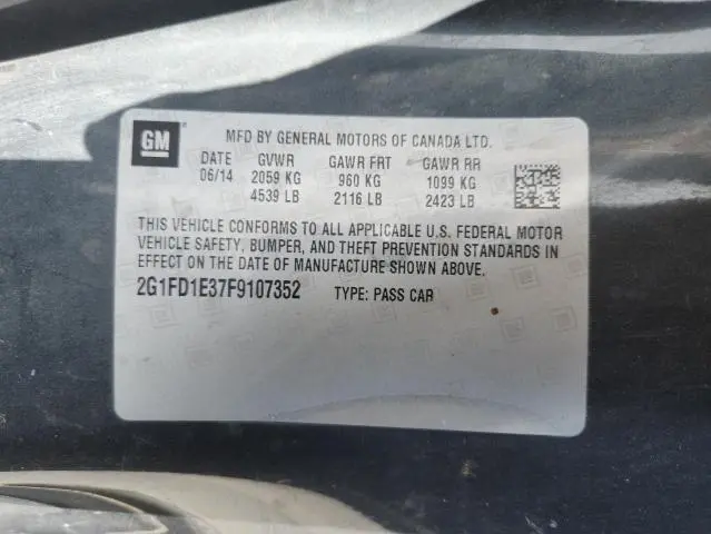 2015 CHEVROLET CAMARO LT  