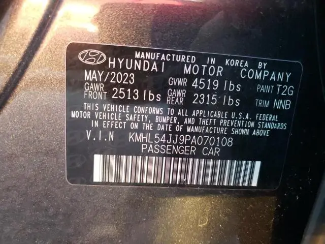 2023 HYUNDAI SONATA HYBRID  