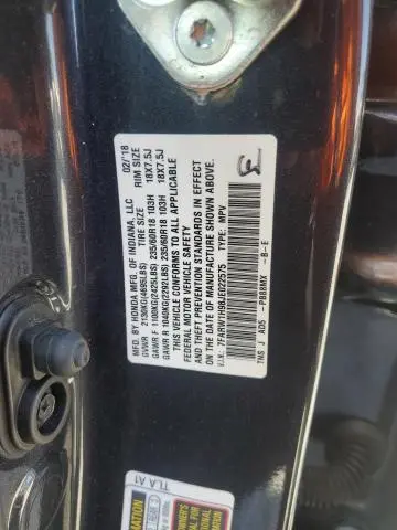 2018 HONDA CR-V TOURING