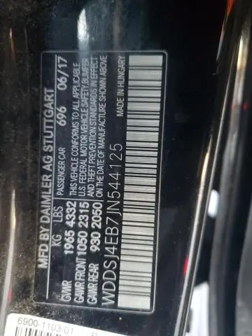 2018 MERCEDES-BENZ CLA 250  