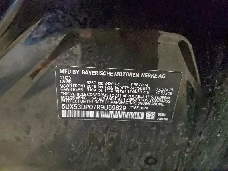 2024 BMW X3 XDRIVE30I  