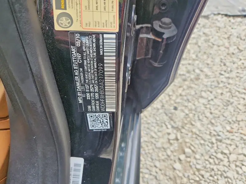 2010 MERCEDES-BENZ E 350 4MATIC  