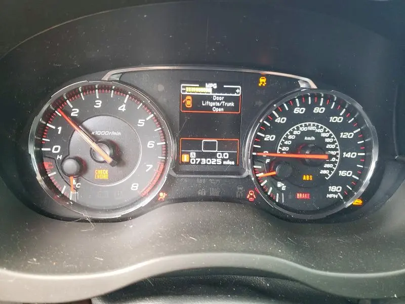 2020 SUBARU WRX   