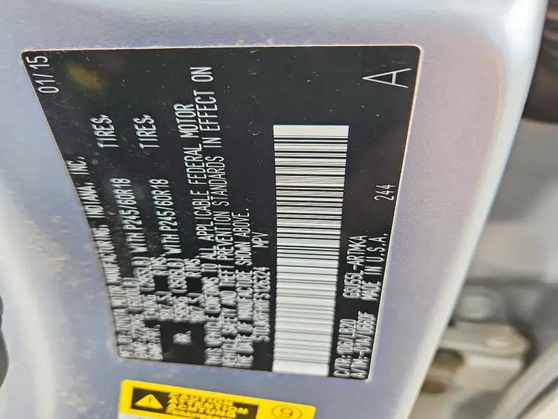 2015 TOYOTA HIGHLANDER XLE  