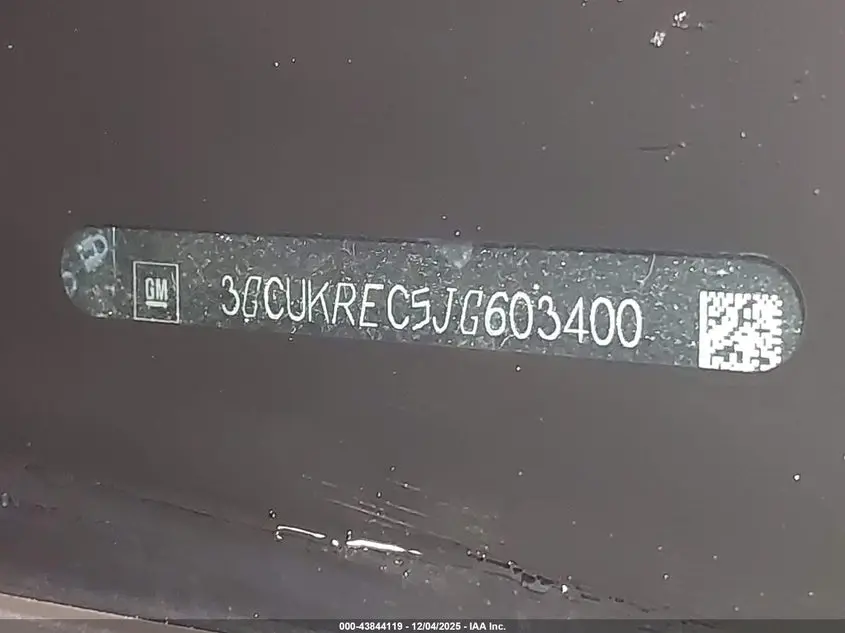 2018 CHEVROLET SILVERADO 1500 2LT