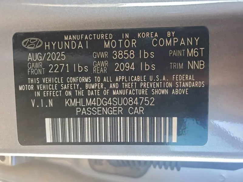 2025 HYUNDAI ELANTRA SEL SPORT  