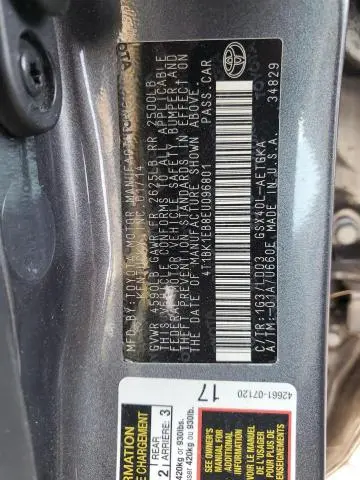 2014 TOYOTA AVALON BASE  
