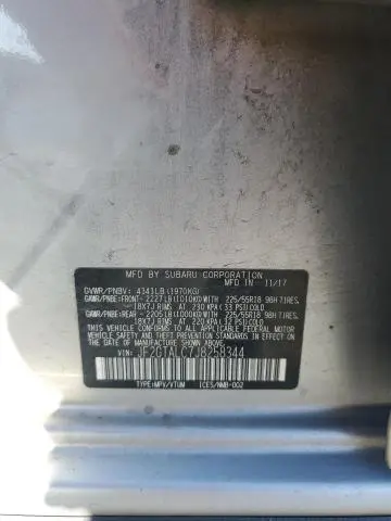 2018 SUBARU CROSSTREK LIMITED  