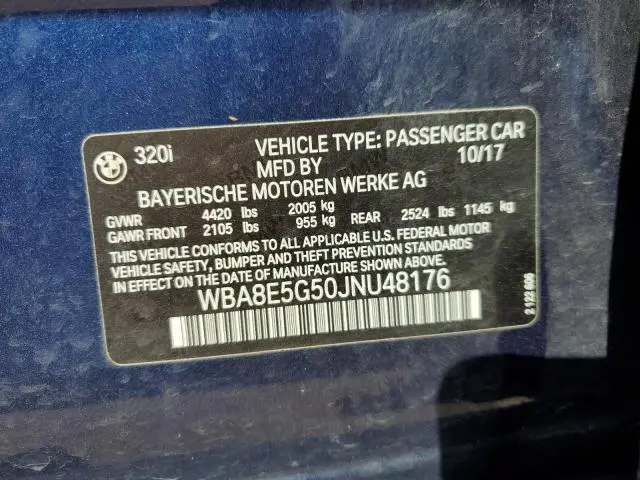 2018 BMW 320 XI