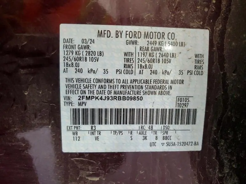 2024 FORD EDGE SEL  