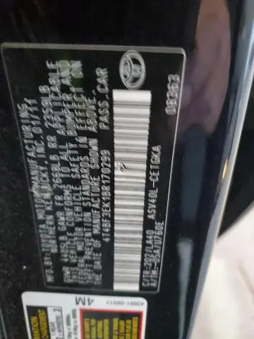 2011 TOYOTA CAMRY BASE  