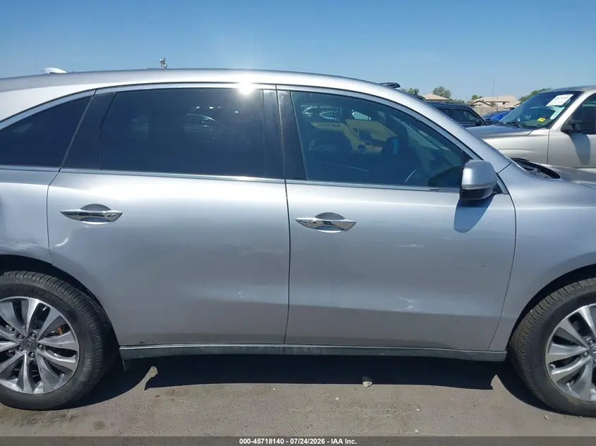 2016 ACURA MDX TECHNOLOGY   ACURAWATCH PLUS PACKAGES/TECHNOLOGY PACKAGE