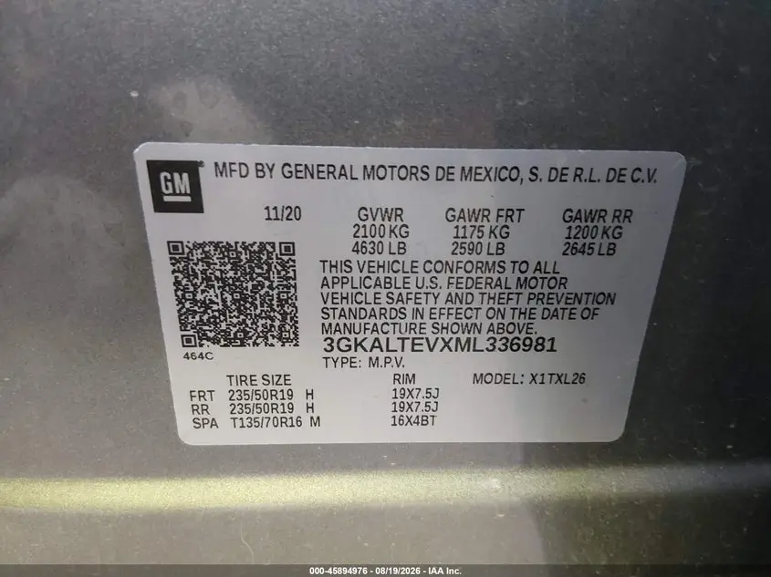 2021 GMC TERRAIN AWD SLE